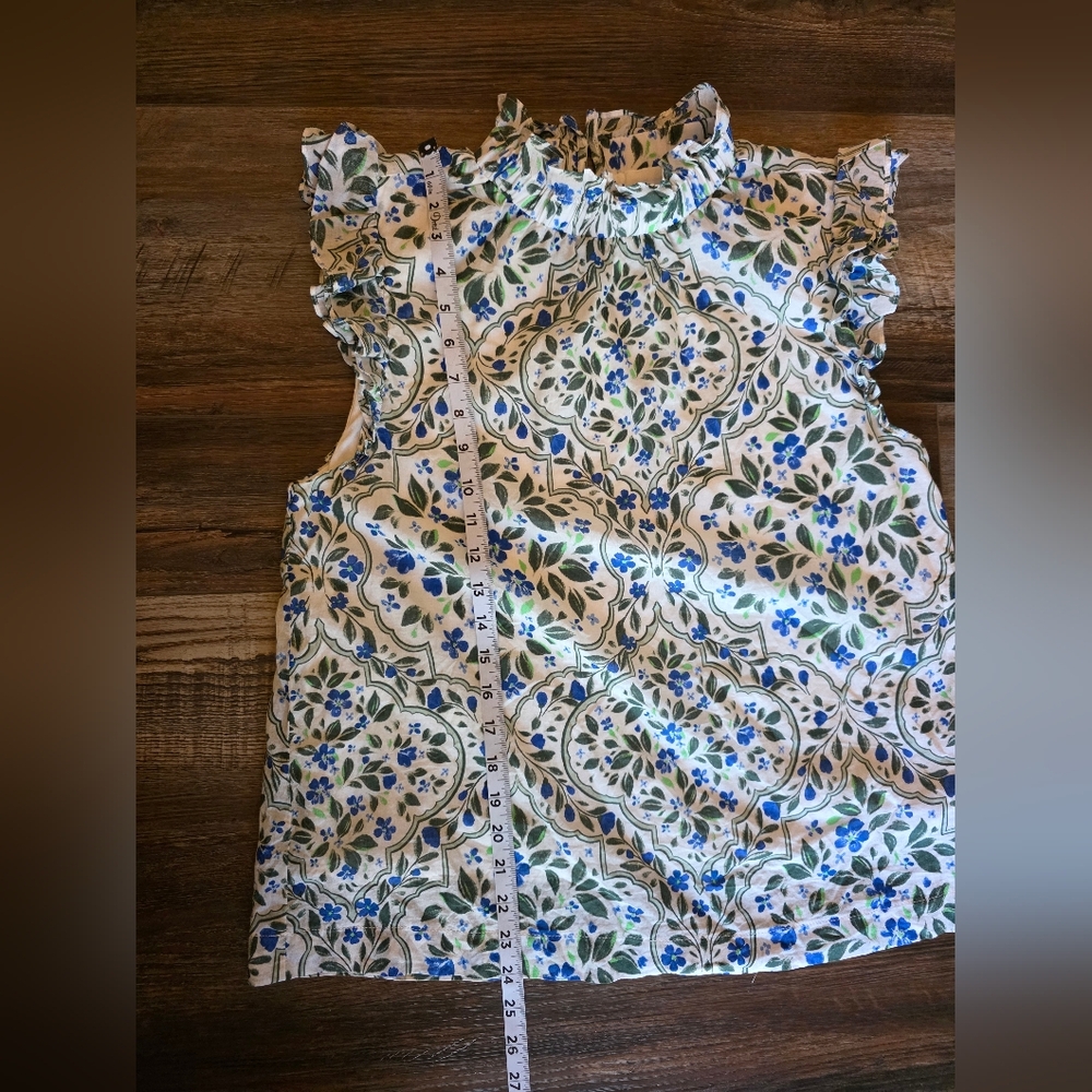 Sugarlips Floral Ruffle Sleeve Blouse - Picture 5 of 8